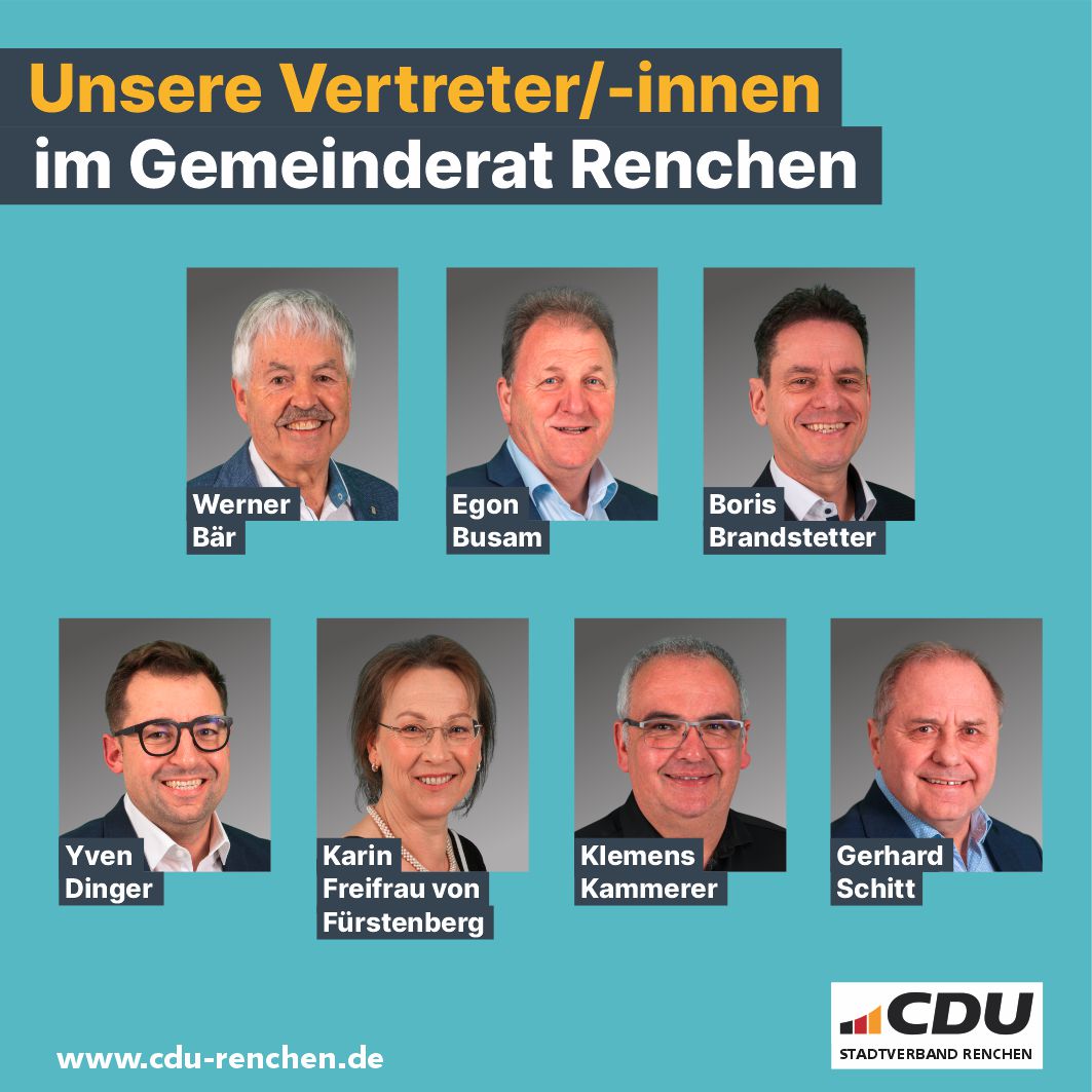 CDU-Gemeinderaete ab 09.09.2024