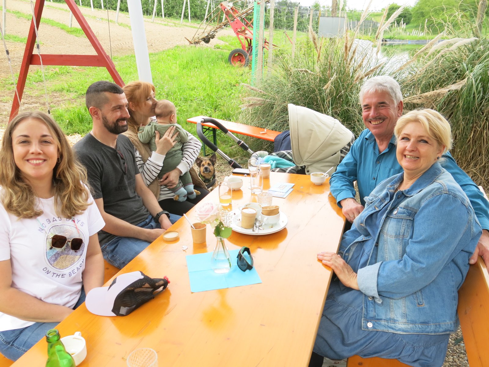 Obsthof Zink Besuch von Dr. Stefan Kaufmann